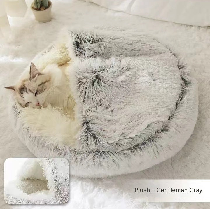 Cama de invierno para gatos y perros