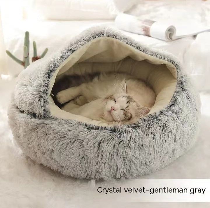 Cama de invierno para gatos y perros