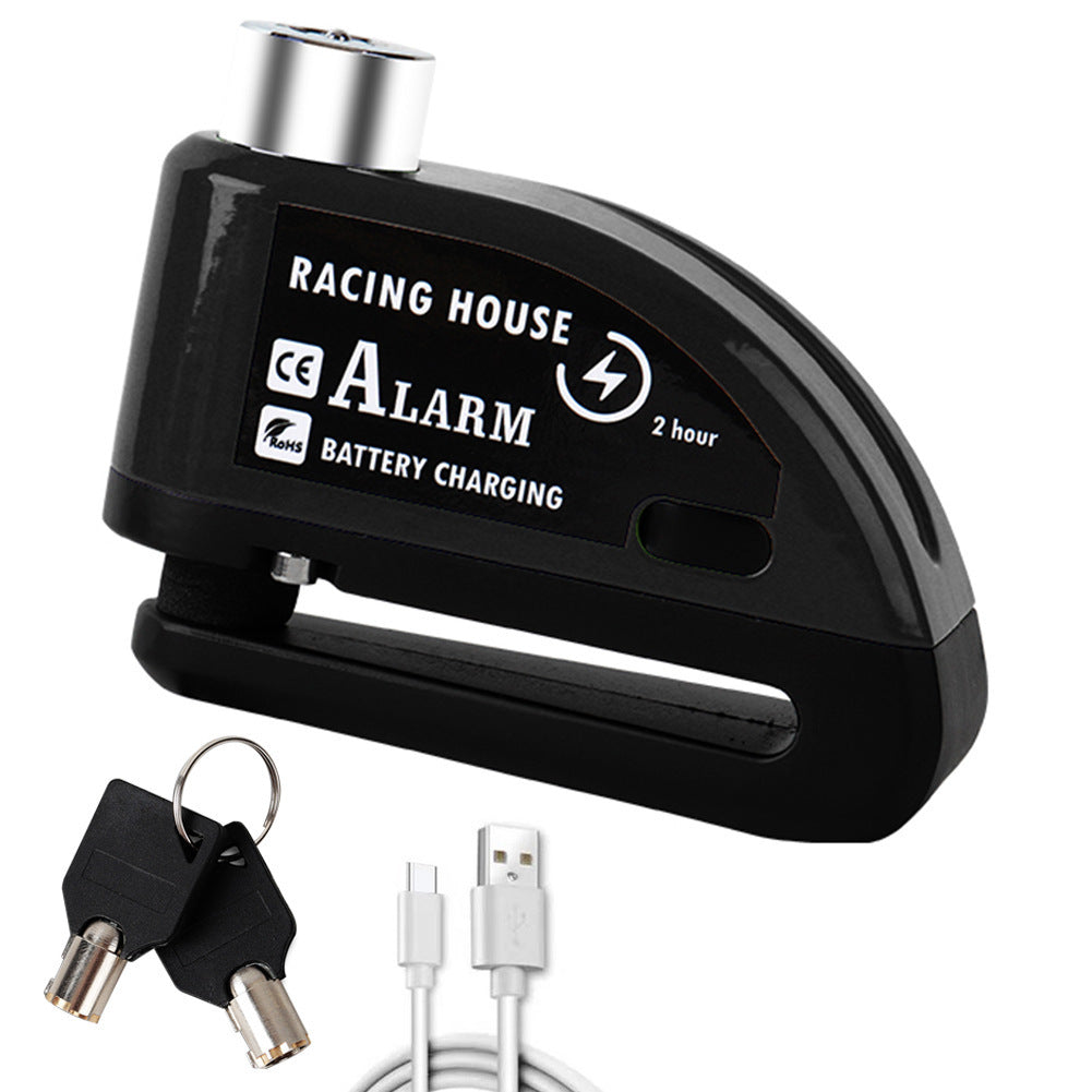 Bicycle Disc Brake Lock Portable Anti-theft Alarm Electric Car Disc Safety Lock Disc