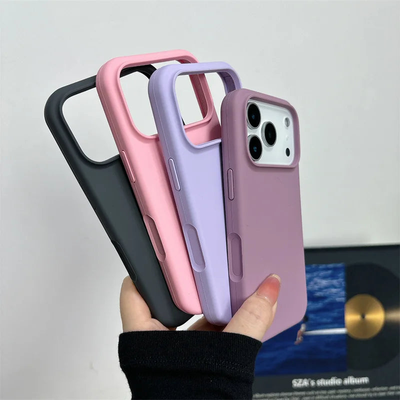 Funda magnética de silicona para iPhone
