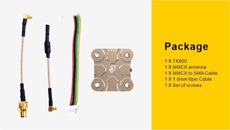 5.8G Image Transmission 800mW Output High Efficiency Heat Dissipation