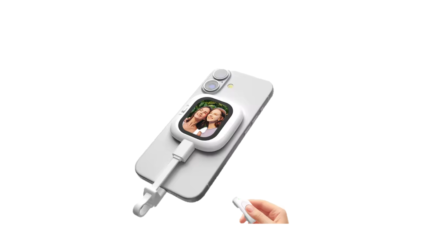 Mini pantalla magnética para selfies